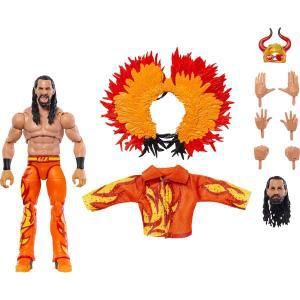 마텔 Mattel WWE 얼티메이트 Edition Fan Takeover 액션 피규어, Seth Rollins 수집품 세트, 추가 헤드 및