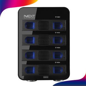 넥스트 NEXT 804U3 RAID 외장HDD 4Bay USB3.0 데이터 스토리지 e-SATA 2.5형 3.5형 SATAI/II/III HDD SSD