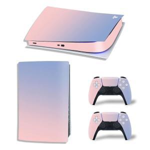 Skin Sticker for PS5 Digital Edition Vinyl Decal Protective Wrap Cover Console and Controller Pink