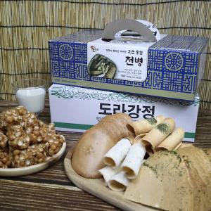 옛날과자 고급종합전병 1kg + 도라강정 600g