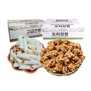 옛날과자 도라강정 600g+백말이전병 600g