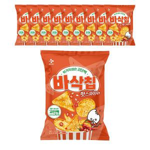 씨제이 바삭칩 핫스파이시 45G/상온, 10개