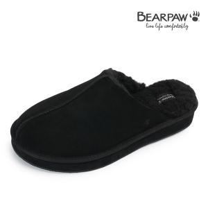 [베어파우](의정부점)(BEARPAW) 남성 양털 슬리퍼 RYAN 블랙 K268900QDM