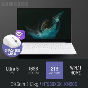 ⓒ 삼성 갤럭시북 프로 SE NT950XGK-KM50S 울트라5 125H 16GB 2TB WIN11 / 초경량 가벼운 AI 노트북