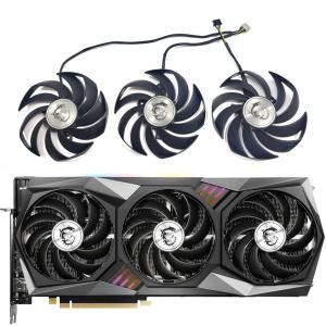 MSI RTX 3060 3060TI 3070 3070TI 3080 3080TI 용 GPU 팬 3090 게이밍 트리오 그래픽 카드 냉각 팬 RX 6800