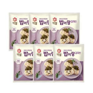 [CJ]백설 밥이랑 김자반18g x6개