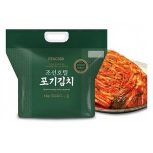 피코크 조선호텔 김치 포기김치 4kg 배추