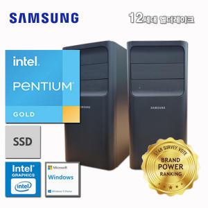 삼성데스크탑 12세대 펜티엄 컴퓨터 DM400TEA-ZA2S+WIN11(Pen-G7400/8GB/SSD512GB/UHD710/WIN11)