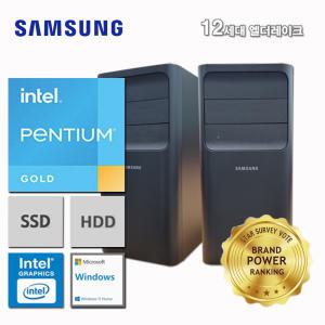 삼성데스크탑 12세대 펜티엄 컴퓨터 DM400TEA-ZA2SWT+WIN11 (Pen-G7400/32GB/SSD512GB+4TB/UHD710/WIN11)