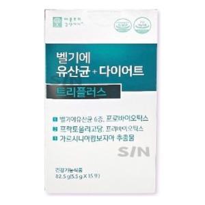 HIT설날 벨기에 유산균 다이어트 트리플러스 5.5g x 15포 /부모님 명절 선물세트