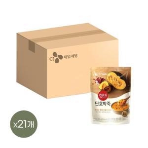 햇반죽 단호박죽 420g x21개 비비고죽 리뉴얼