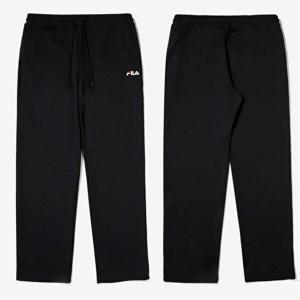 [셀러허브 1]FILA 휠라 HC29 베이직 스트레이트 남여공용 트레이닝 팬츠  FS2FPF1101X-BLK