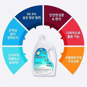 편리한 1p 주방 식당 테이블싹 기름때제거 2.5L 식탁세정 실용적인 FW61AF54