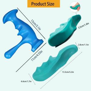 T자형 마사지 엄지 손가락 압력 프레스 트리거 포인트 딥 티슈 피로 완화 수동 도구 전신 편안한
