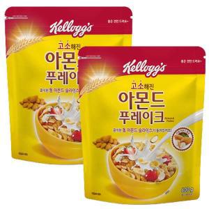 켈로그 아몬드 푸레이크, 600g, 2개