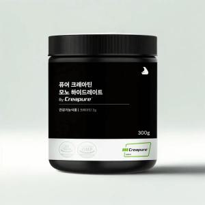 잠백이 모노 크레아틴300g 100회분 크레아틴분말