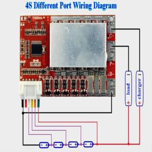 리튬 철 인산염 배터리 보호 보드, 밸런스 3.2V 셀 포함, 4S 5S 50A 12.8V 16V PCM BMS LiFePo4