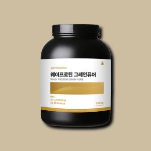 잠백이 단백질 보충제 웨이프로틴 분리유청단백질 WPI 곡물맛 2kg