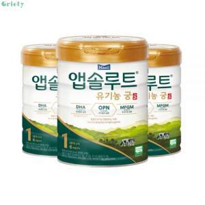 앱솔루트 유기농궁 분유 1단계 800g, 3개