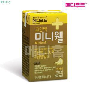 메디푸드 균형영양식 미니웰 바나나맛(150ml 24팩)