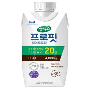 셀렉스 프로핏 웨이프로틴 드링크 아메리카노 330ml 12개