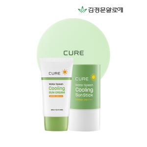 [김정문알로에]큐어 쿨링선스틱+쿨링선크림 40ml+선쿠션시즌3_P360620998