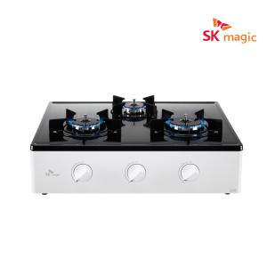 sk매직 에코 가스레인지 gra-920sr 안전한 가정용 가스렌지 3구 화이트