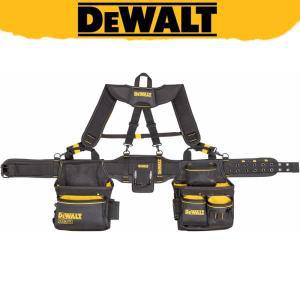 DEWALT 전문 공구 벨트 정리함 멜빵 25 포켓 고경도 건설 보관 허리 가방 DWST540602