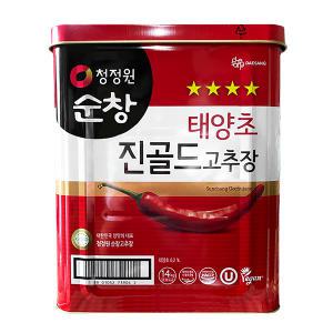 청정원 순창 태양초 진골드 고추장 14kg