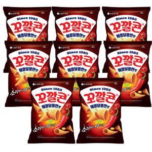 롯데웰푸드 꼬깔콘 매콤달콤, 67g, 8개