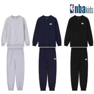 NBA USA 로고 맨투맨조거팬츠 세트(K243TS001TP001P)