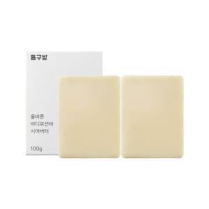 [유통기한 임박] 동구밭 올바른 바디로션바 시어버터, 100g, 2개