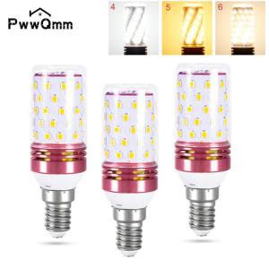 PwwQmm LED 전구 E27 램프, E14 옥수수 12W, 초고휘도 촛불 실내 조명, AC110V, 220V