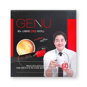 제누 스테비아 프로틴 단백질 커피믹스 9.8g X 60개입 1박스 식물성 유지태 커피