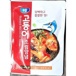 고등어조림양념 푸른식품 120g X 40 갈치 무조림 생선 소스 간편 생선장