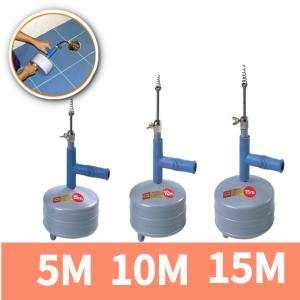 하수구 막힘 뚫음 기계 세면대 싱크대 화장실 변기 뚫어뻥 뚫는장비 배수구 뚫기 스프링청소기