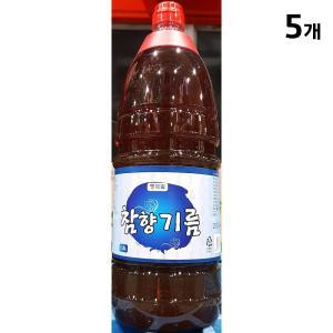 행복가 참향기름 1.8L X5 오일 참기름 참맛 업소용참 기름 식용유 미유 대용량참