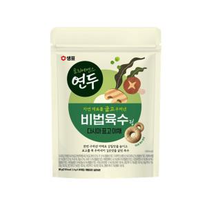 샘표 연두 비법육수링 다시마표고야채 80g