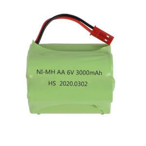 충전기 세트 포함 JST 플러그, RC 자동차 로봇 탱크 건 보트용, 업그레이드 배터리 팩, AA 2400mAh, 6V NiMH, 3000mAh