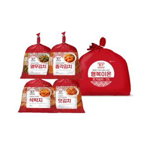 종가 행복이온포기김치 5kg + 별미김치(850g,900g) 4종 골라담기 택1