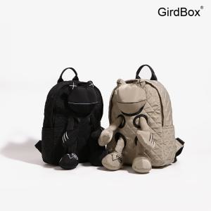 GirdBox 2024 신상 미키마우스 캐릭터 책가방 여학생용 여행용 백팩 대학생 캐주얼 가