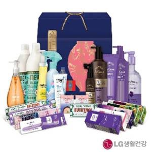 LG생활건강 LG명작시그니처200호 1세트 칫솔 샴푸 바디워시 컨디셔너 비누 치약 명절선