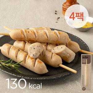 [아임닭] 맛있는 닭가슴살 소시지 꼬치 블랙페퍼 70g 4팩