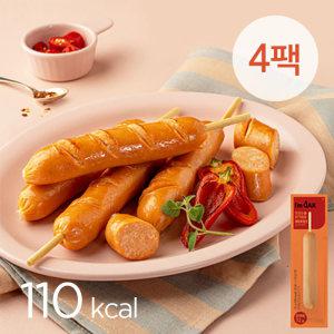 [아임닭] 맛있는 닭가슴살 소시지 꼬치 매운후랑크 70g 4팩