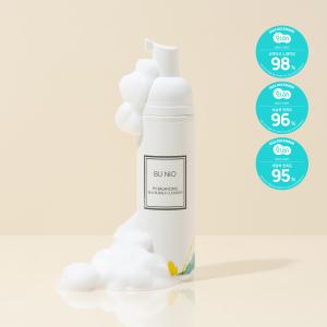 뷰니오 pH밸런싱 바하 버블 클렌저 200ml 약산성 필링