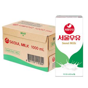 서울우유 멸균우유 1000ml 10개 외 클릭유/리이브모음