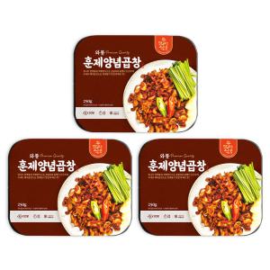 [와룡식품] 와룡곱창 훈제양념곱창 250g 3팩