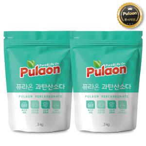 퓨라온 산소계표백 과탄산소다 3kg (2개입)