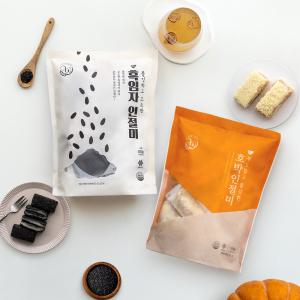 창억 호박인절미 500g * 1팩 + 흑임자인절미 500g * 1팩