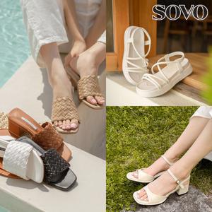 [30%]SOVO 지금 신기좋은 슈즈! 여성샌들 슬리퍼 뮬 슬링백 단화 플랫 스니커즈 정장